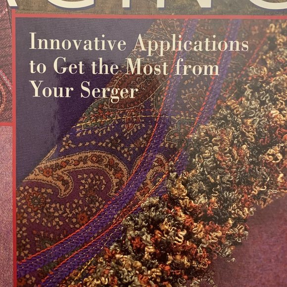 BOOK Creative Serging, Hardcover - Picture 3 of 12